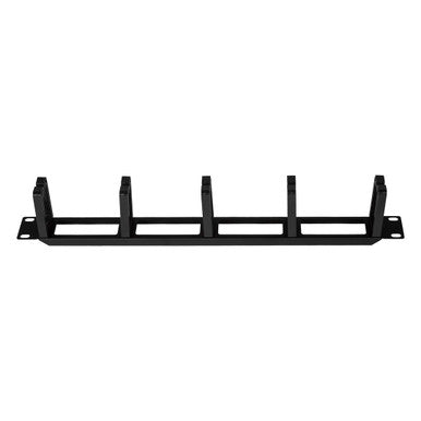 Iuron Cable Management 1U 19in D Ring Hook Plastic Panel