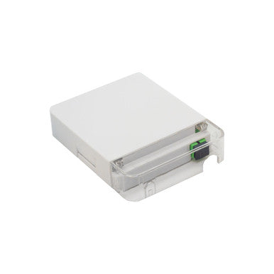 Iuron Fiber Optic Distribution Box DT44W 1 Core with 1x1 Mini PLC Splitters SC/APC
