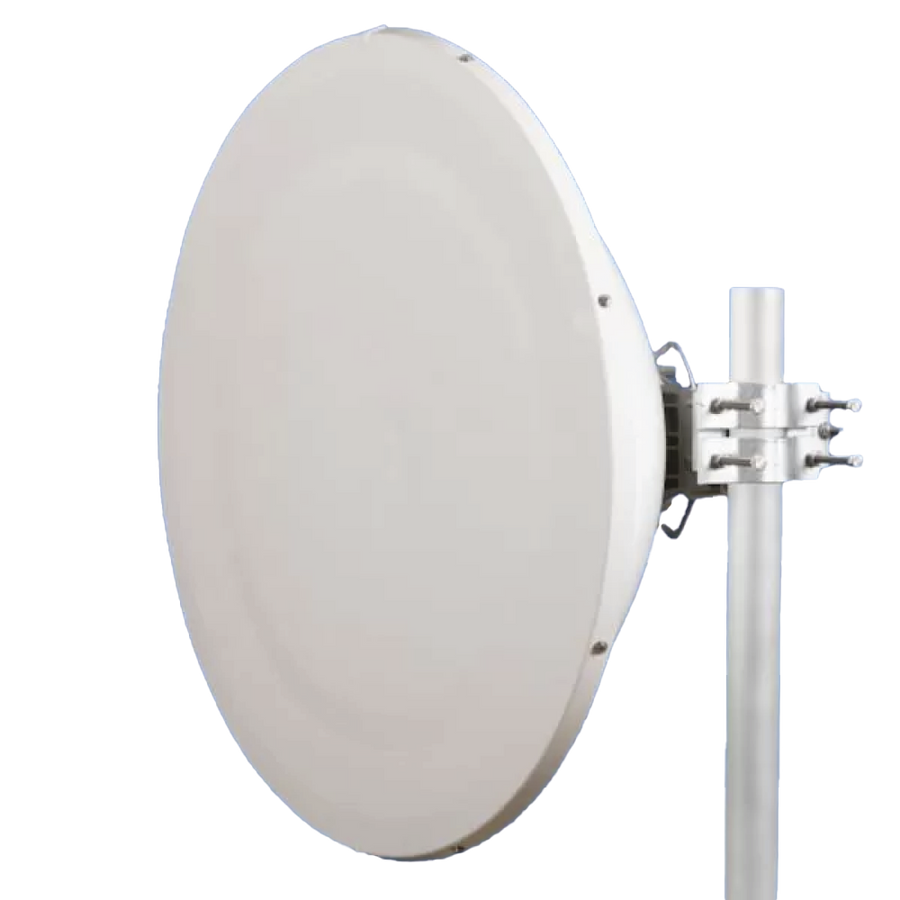 Jirous JRMD90010/11RA Dish Antenna for B11 Radio, Circular Connector, 10.1 ~ 11.7 GHz, 2.95 ft (0.9 m) Diameter