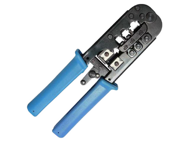 Iuron Crimping Tool Plier All In One for RJ45 Cat7 Cat6 Cat5 RJ11 RJ12
