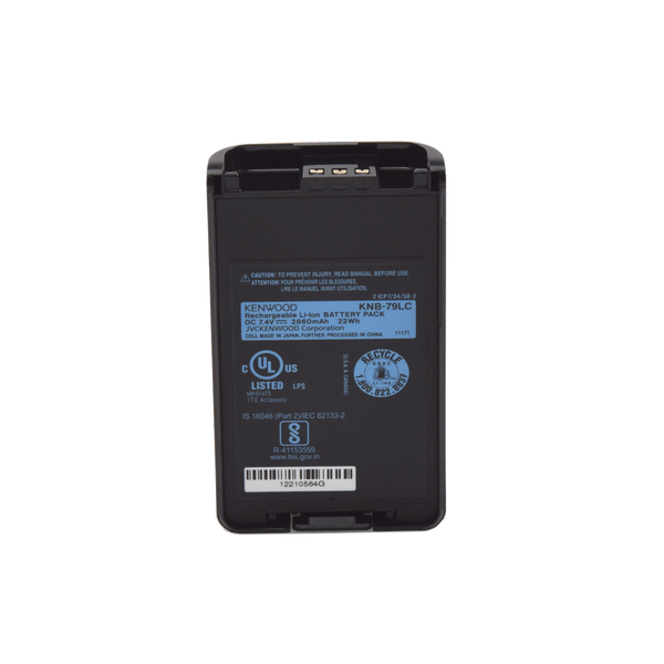 Kenwood KNB-79LCM Li-Ion Battery 2,860 mAh Intrinsically Safe for NX-3000 Portable Series