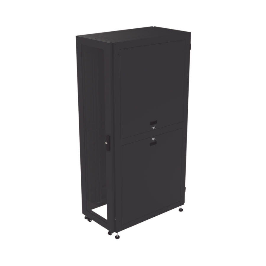 Linkedpro LP-60100-42U-R2 19" 42U Professional Cabinet for Telecommunications, Standard Rack and Security Glass Door, 600 mm Height x 1200 mm Depth