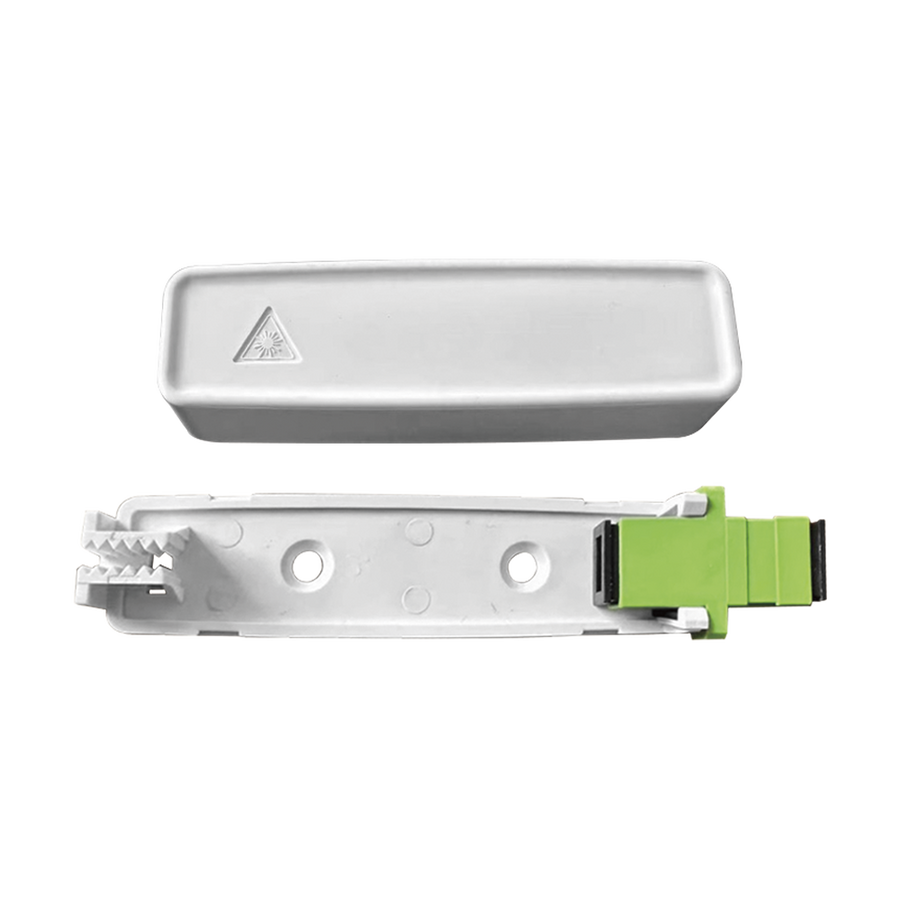 Linkedpro LP-FABFFS1F Mini Fiber Optic Terminal Box (Rosette) with a SC/APC Coupler, White color