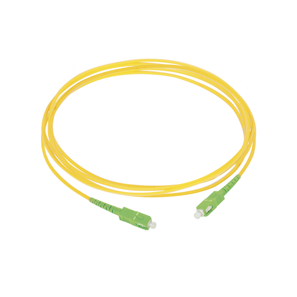 Linkedpro LP-FAB-PAT-SCAPC-SCAPC-S-2 Patchcord SC/APC-SC/APC, Single-mode Fiber SM G657A2, Diameter 2mm, Cover LSZH, SIMPLEX, Length: 7 ft (2 m)