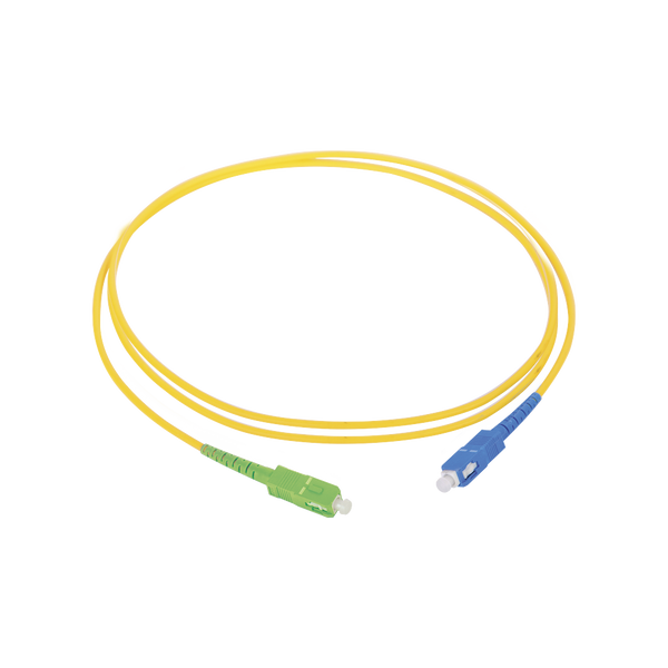 Linkedpro LP-FAB-PAT-SCAPC-SCUPC-S-1 Patchcord SC/APC-SC/UPC, Single-mode Fiber SM G657A2, Diameter 2mm, Cover LSZH, SIMPLEX, Length: 3 ft (1 m)