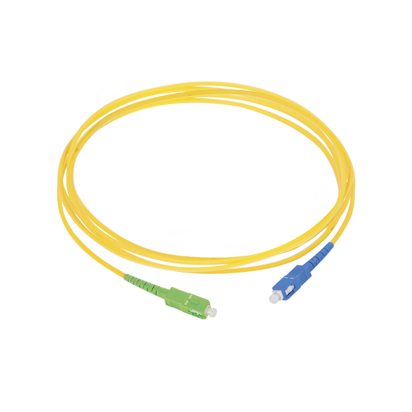Linkedpro LP-FAB-PAT-SCAPC-SCUPC-S-2 Patchcord SC/APC-SC/UPC, Single-mode Fiber SM G657A2, Diameter 2mm, Cover LSZH, SIMPLEX, Length: 7 ft (2 m)