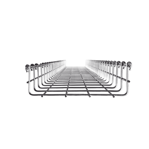 Charofil MG-50-433EZ Wire Mesh Cable Tray, Electro Galvanized, up to 210 UTP Cat6 Cables, Section 9.84ft (3m), 2.6"/3.94" (66/200mm) Width