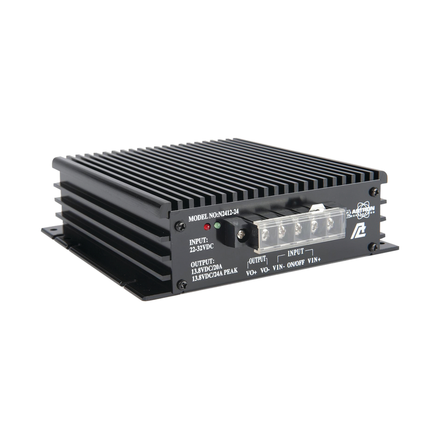 Astron N2412-24 DC-DC Converter 22-32 V 13.8 Vdc, 20 Amp.