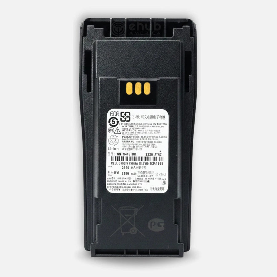 EhubAmerica NNTN4497-R 2250mAh Li-Ion Rechargeable Battery for Motorola CP200D