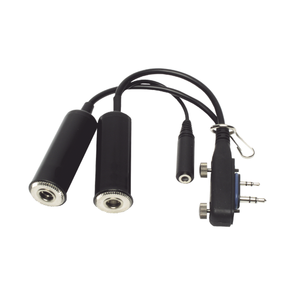Icom OPC2401 Headset adapter with PTT socket for Radios ICOM A16 Aviation Radios