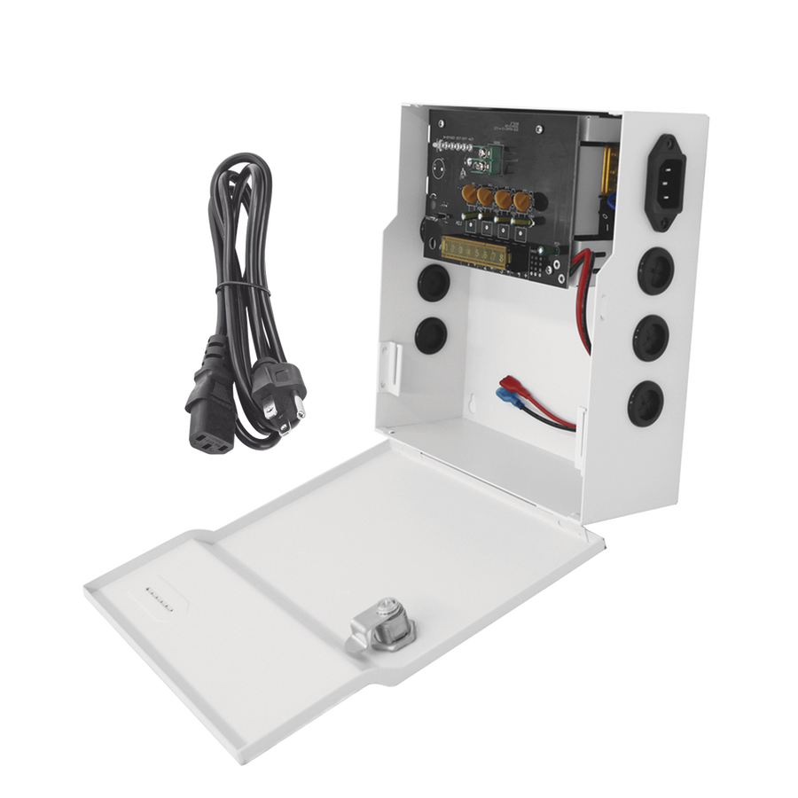 Epcom Powerline PLK12DC4ABK Professional Power Supply 12 Vdc @ 4 A / Up to 4 Cameras / With Backup Battery Capacity / Requires Battery / Input Voltage: 96-264 Vac