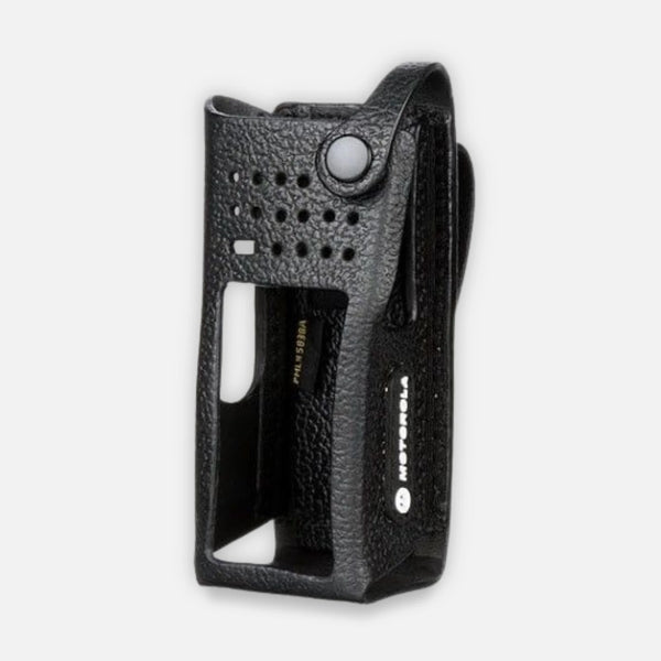 Motorola PMLN5838A Hard Leather Case Fixed Belt Loop XPR7550 XPR7550E DGP8550
