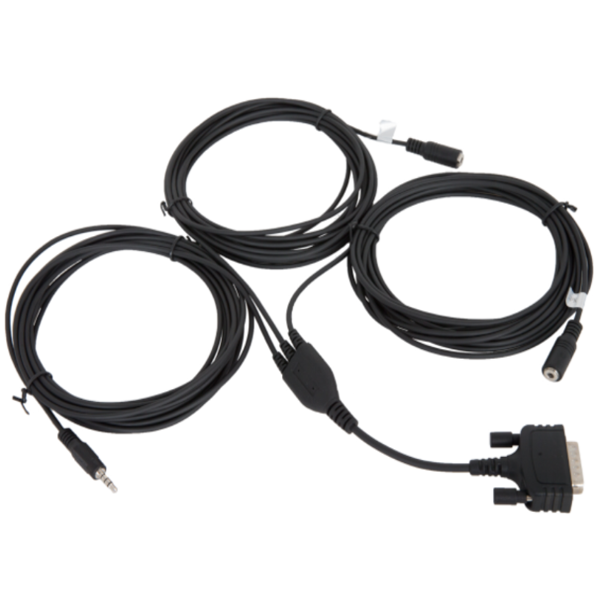 Hytera POA117 Foot PTT & Sun Visor Microphone & External Speaker Cable Kit