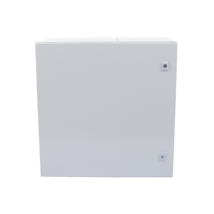 Precision PST-6060-30A Steel Cabinet, Outdoor IP66 (23.62 x 23.62 x 11.81 in) with Interior Metal Backplate