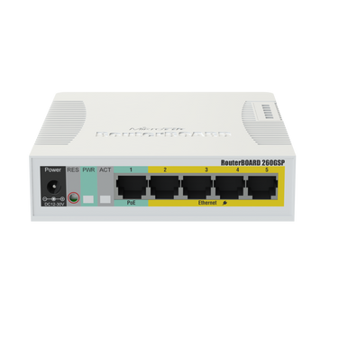 Mikrotik Smart Switch 5 Gigabit Ethernet Ports and One SFP Cage