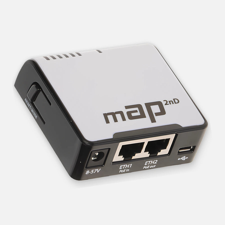 Mikrotik RBMAP2ND RouterBOARD 802.11b/g/n Access Point 2.4GHz Integrated Antenna
