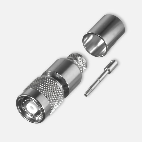 RF Industries RP-1202-I Reverse Polarity TNC Male Connector to Crimp on 9913, 7810A, 8214, CNT-400, RG8/U-SYS, RFLASH-1113.