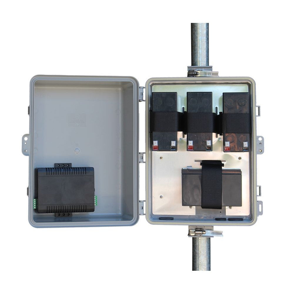 Tycon RPPL2424-36-30 Outdoor Remote Power System w 30W Solar Panel 24V Battery PoE Output