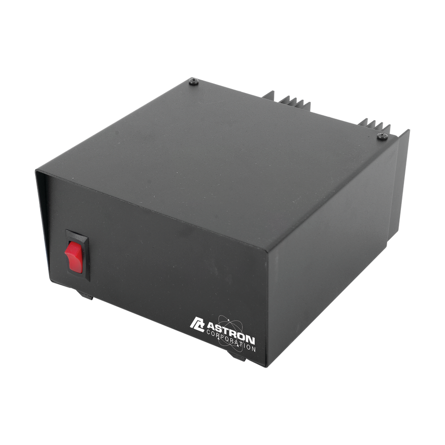 Astron RS-20ABB Linear Power Supply, Output: 13.8Vdc, 20A, with Battery Backup Circuit