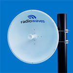 Radio Waves Inc SPD2-5WNS-RD 2' (0.6m) Standard Performance Dish Antenna with Radome, 4.9-6GHz, with fine adjustments, Dual Polarized, SOI (Replaces SPD2-5.2NS-RD)
