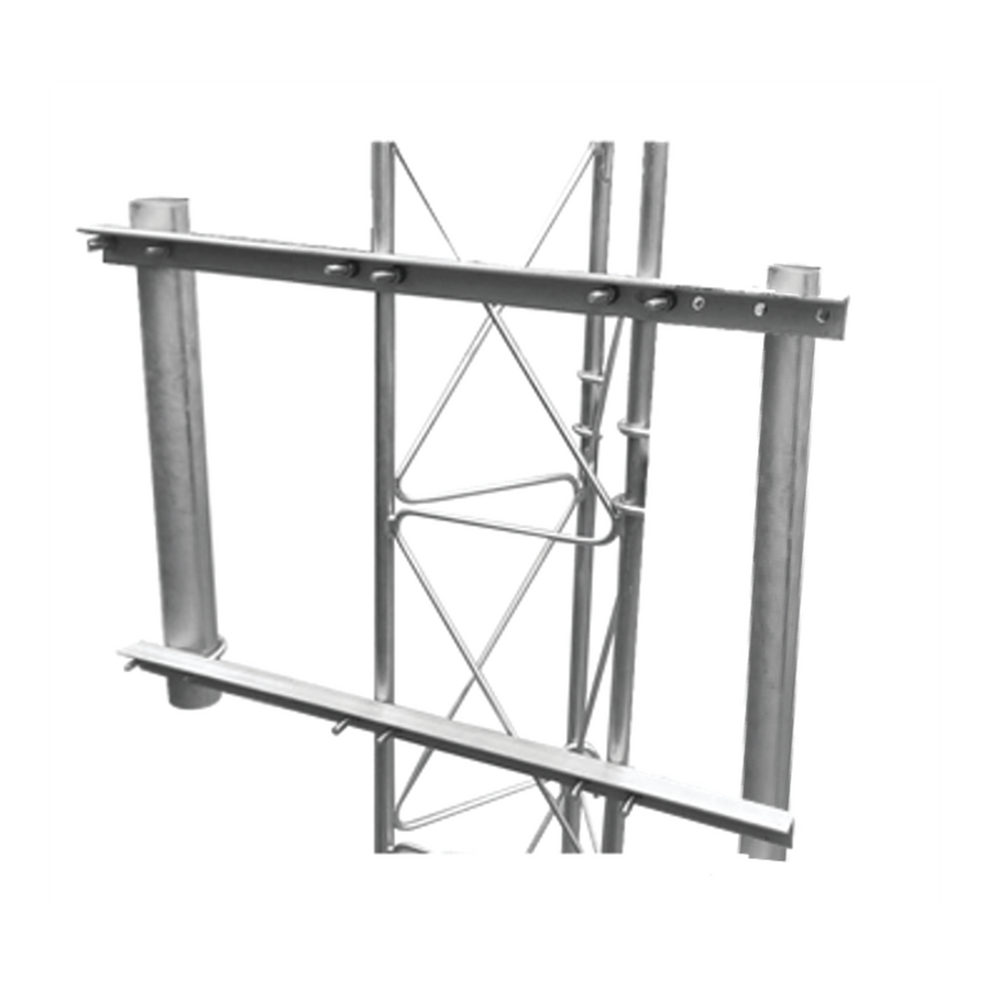Syscom Towers SBL-UNI-2GD Double Side Arm for Guyed Tower, Compatible with STZ30G, STZ35G & STZ45G