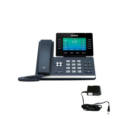Yealink SIP-T54W Prime Business Phone with 4.3" LCD Bluetooth 4.2 Dual Band Wi-Fi PoE USB Port