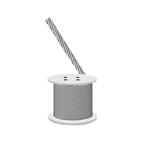 Syscom S-RET-318 Guy-wire, Resistance 1,330 lb, Diameter 1/8"