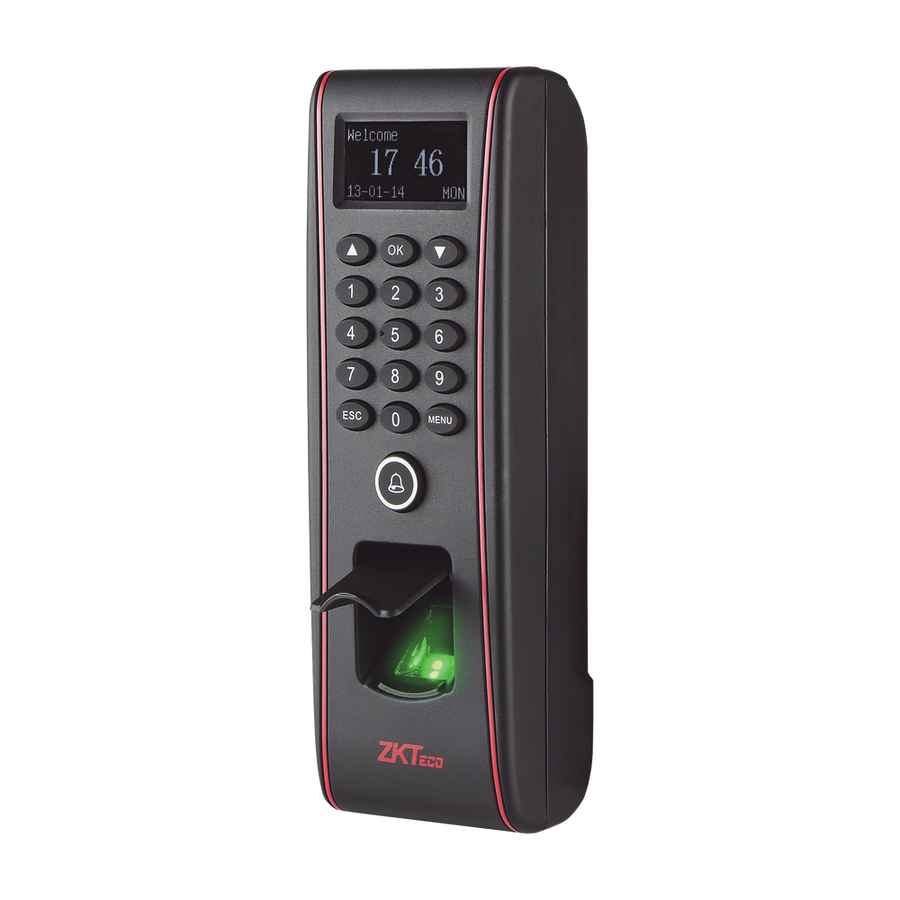 Zkteco TF-1700 Fingerprint Access Control Reader / 3,000 Fingerprints / 10,000 Cards / TCP/IP / Wiegand 26bit / 30,000 events