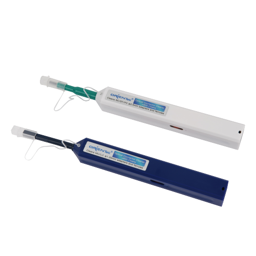 Orientek 1.25mm 800 times One-Click Fiber Optic Connector Cleaner Pen LC/MU(APC/UPC)