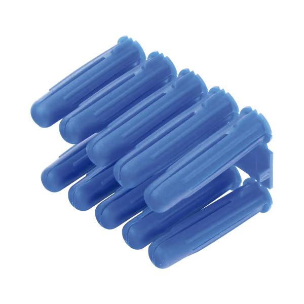 Thorsman TP-3-10PK (10-Pack) Blue Wall Plug 3/8" Double Expansion
