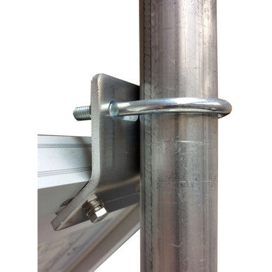 Tycon 5-10W Solar Panel Side of Pole Mount. Aluminum/Stainless Steel