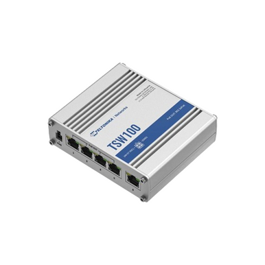 Teltonika POE+ Ethernet Switch 1 Gibabit port 4 Gigabit POE+ ports