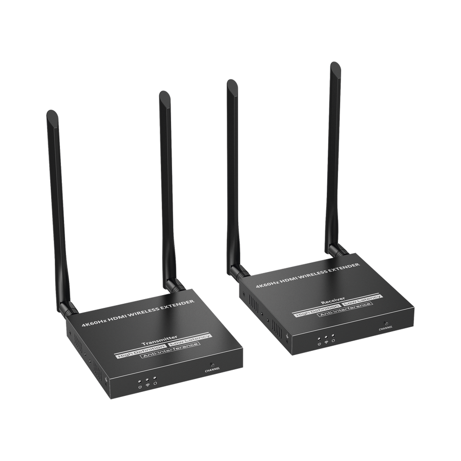 Epcom Titanium TT699 Wireless HDMI 4k extender kit at 164 ft / Zero Latency, 60G, free of interference and stable security.