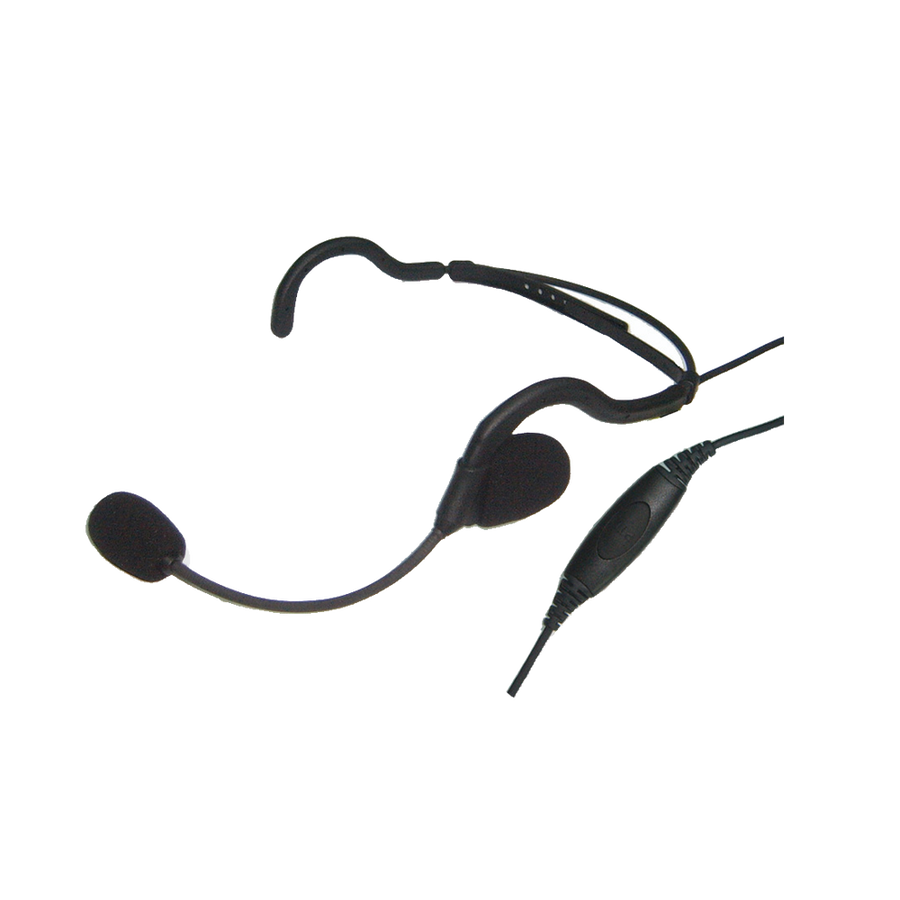 Txpro TX-760-K01 Lightweight Headset with Flexible Boom Microphone for KENWOOD Radios TK3230/ 3000/ 3402/ 3312/ 3360/ 3170, NX240/ 340/ 220/ 320/ 420