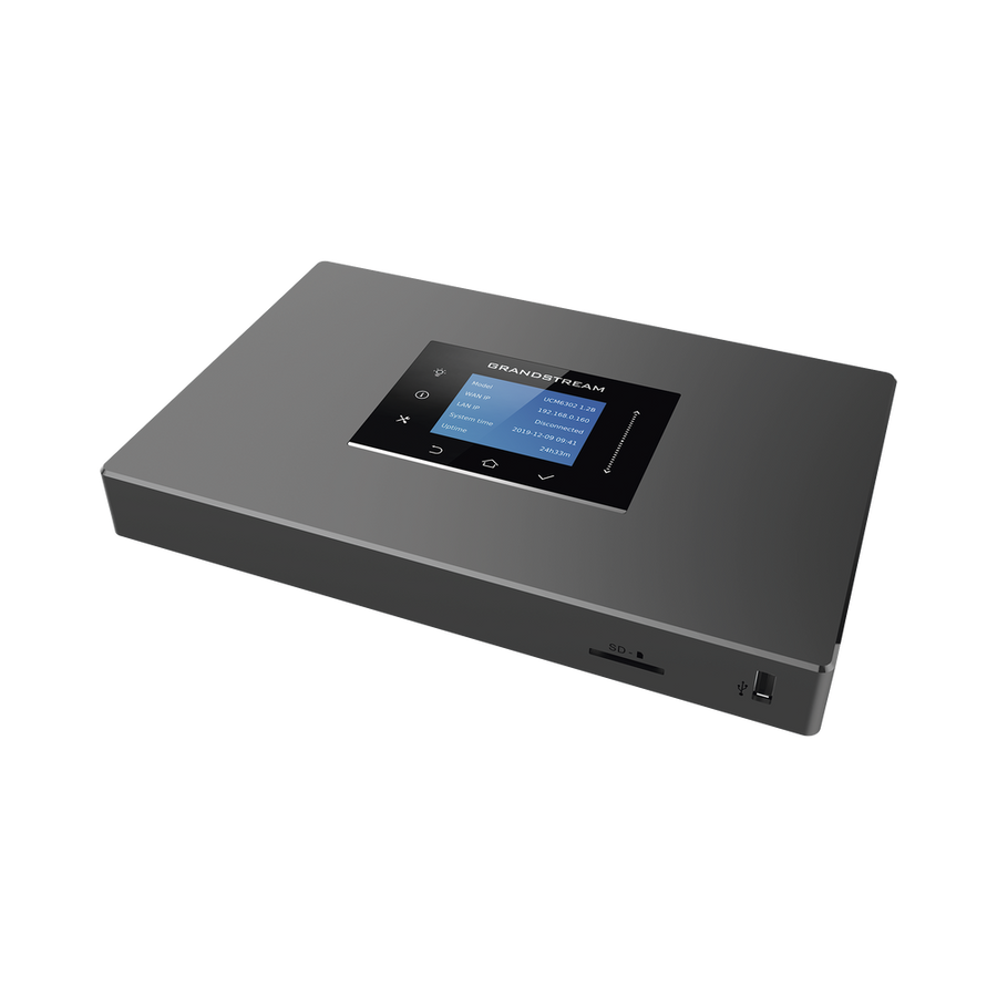 Grandstream UCM-6301 IP-PBX Switch for Up to 500 Users and 75 Simultaneous Calls, 1FXO, 1FXS for Unified Communications and Collaboration Solution