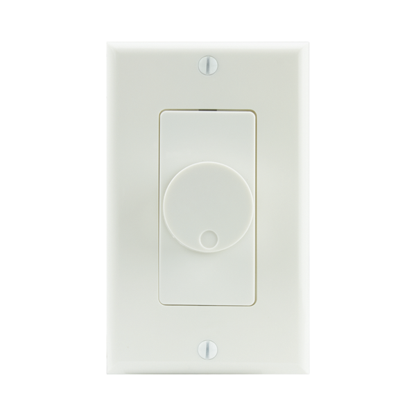 Truaudio VCK-100-AIW Volume control knob, 100 watts, impedance matching, decor style faceplate, almond/ivory/white included
