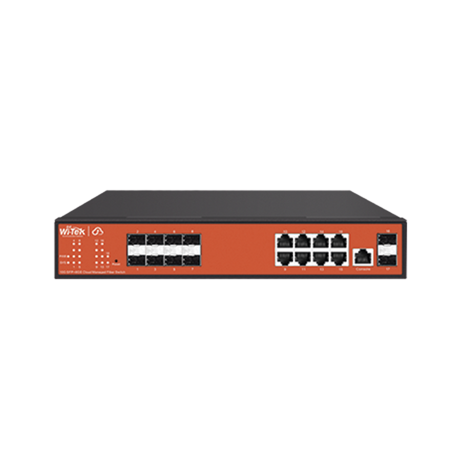 Wi-Tek WI-CGS5018 WI-CGS5018 Cloud Switch with 8 Gigabit Ports and 10 Gigabit SFP Slots (L2)