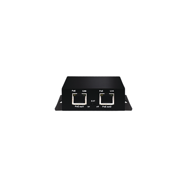 Wi-Tek WI-PE31E PoE Extender with 802.3af/at Support, 30W, Up to 250m. PoE Output Ports: 2x100Mbps; PoE Input Port: 1x100Mbps