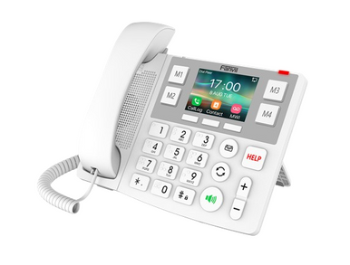 Fanvil Big Button Phone 2 SIP lines WiFi dual band 2 Gigabit ports Color Screen HD Audio