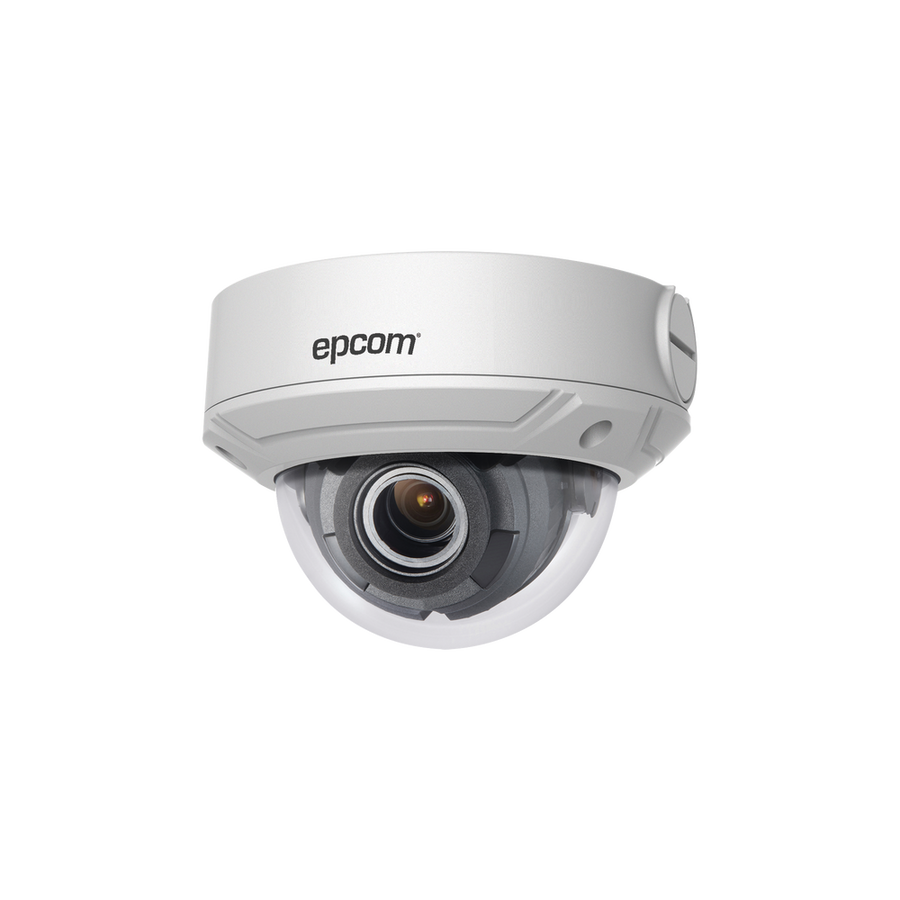 Epcom XD51ZH 5 MP IP Dome / 2.8 to 12 mm motorized lens / IP67 / WDR 120dB / 98 ft IR / H.265+