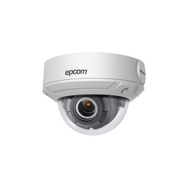 Epcom XD51ZH(C) 5 MP IP Dome / 2.8 to 12 mm motorized lens / IP67 / WDR 120dB / 98 ft IR / H.265+