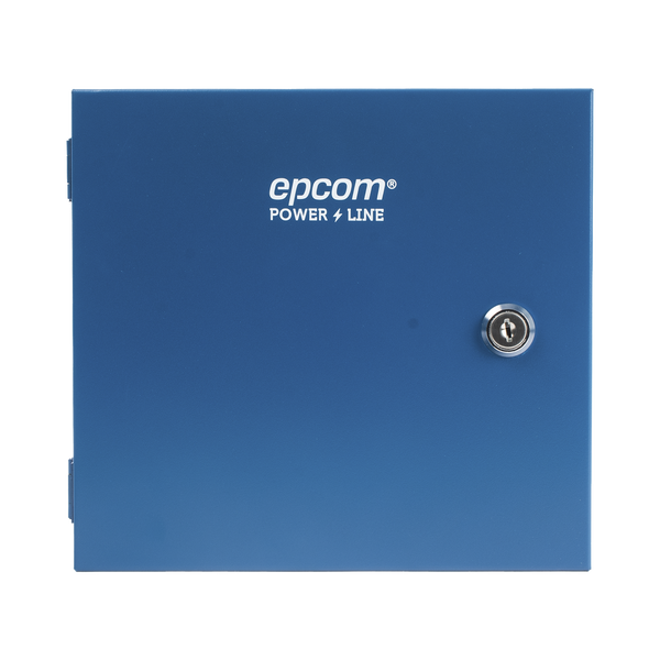 Epcom Powerline XP8-DC-16-4KV Professional HEAVY DUTY Power Supply @ 16 Amps / 8 Channels / Up to 2A per Output / Independent adjustment from 11 to 15 Vdc per Output / Overload Protection / Special Noise Filter for 4K Cameras / UL Certified