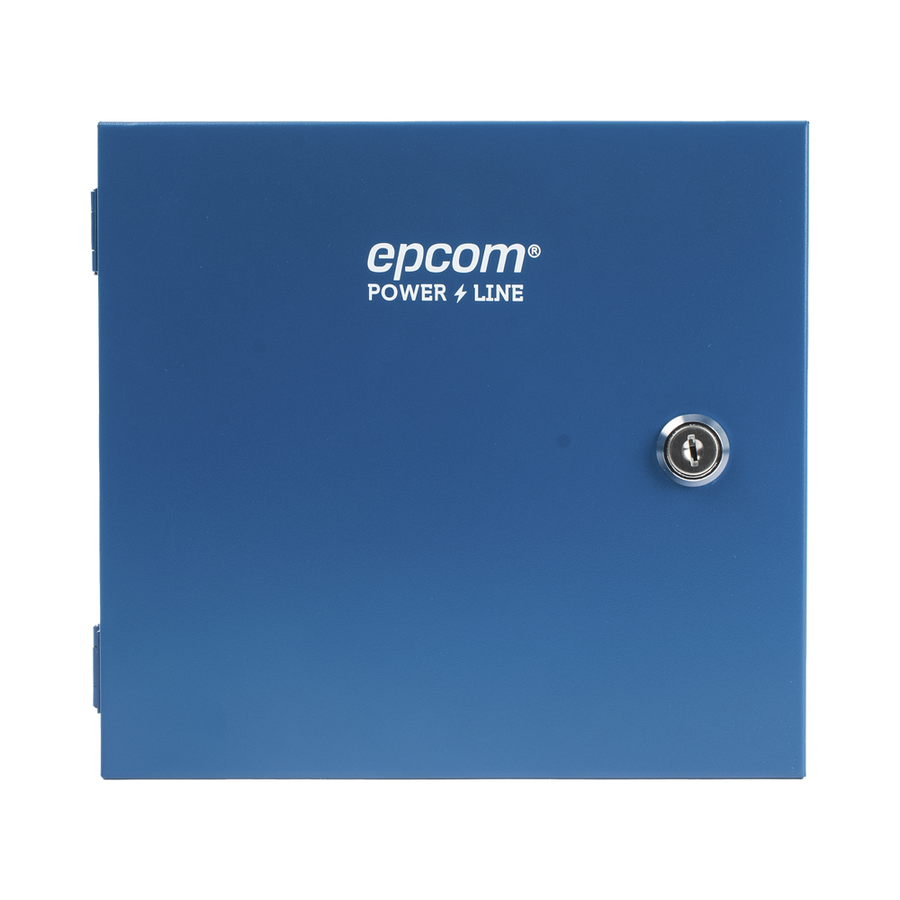 Epcom Powerline XP8-DC-16-4KV Professional HEAVY DUTY Power Supply @ 16 Amps / 8 Channels / Up to 2A per Output / Independent adjustment from 11 to 15 Vdc per Output / Overload Protection / Special Noise Filter for 4K Cameras / UL Certified