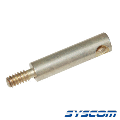 Syscom 1180-44 Threaded Stud for Central Rod Assembly with Rejection Adjustment in Elbow Connector
