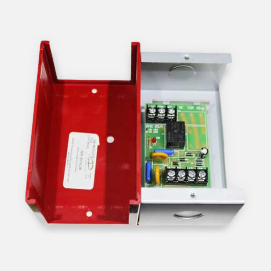 Notifier MR-101/CR Relay, Spdt, IN A Red Mtl Enclsr