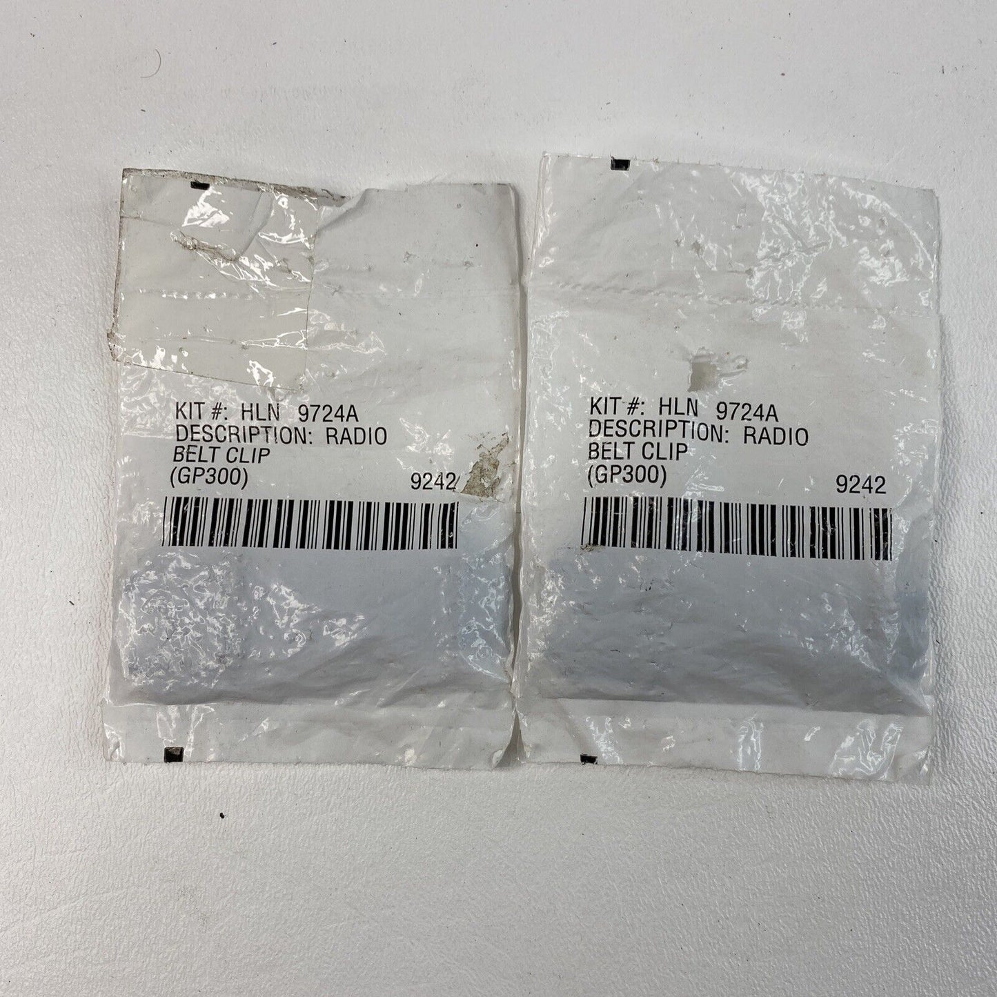 2PK Motorola HLN9724A Belt Clip for GP300, GTX, GTX LTR, LTS 2000, P110 P1225
