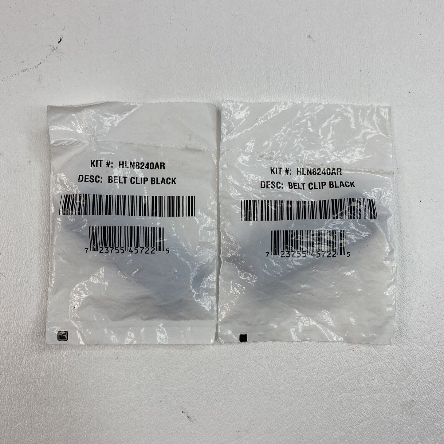 2PK OEM Motorola HLN8240AR Belt Clip Black SP10 Black