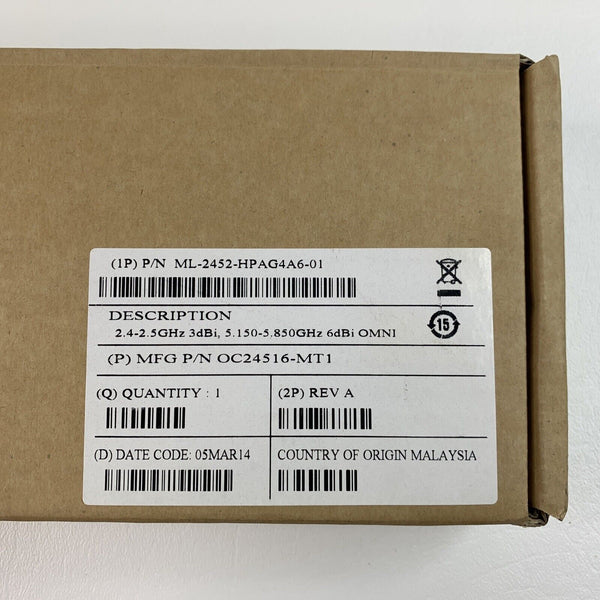 Motorola ML-2452-HPAG4A6 01 Antenna for AP 7161 3 dbi 2.4/5 Ghz