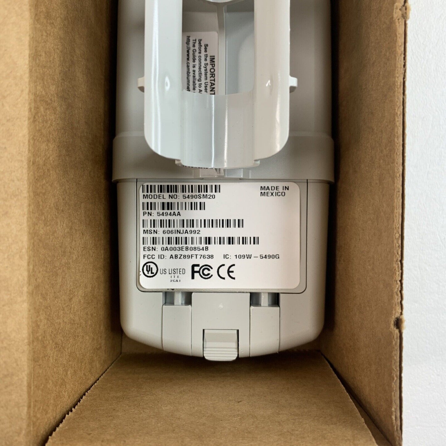 Cambium Networks PMP430 SM, 5.4GHz OFDM Subscriber Module 5490SM20