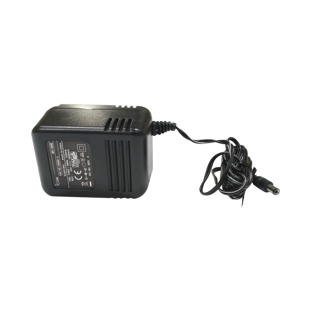 Icom BC-145E AC adapter Rapid chargers 220V w/ Euro style Plug BC-143 BC-119N
